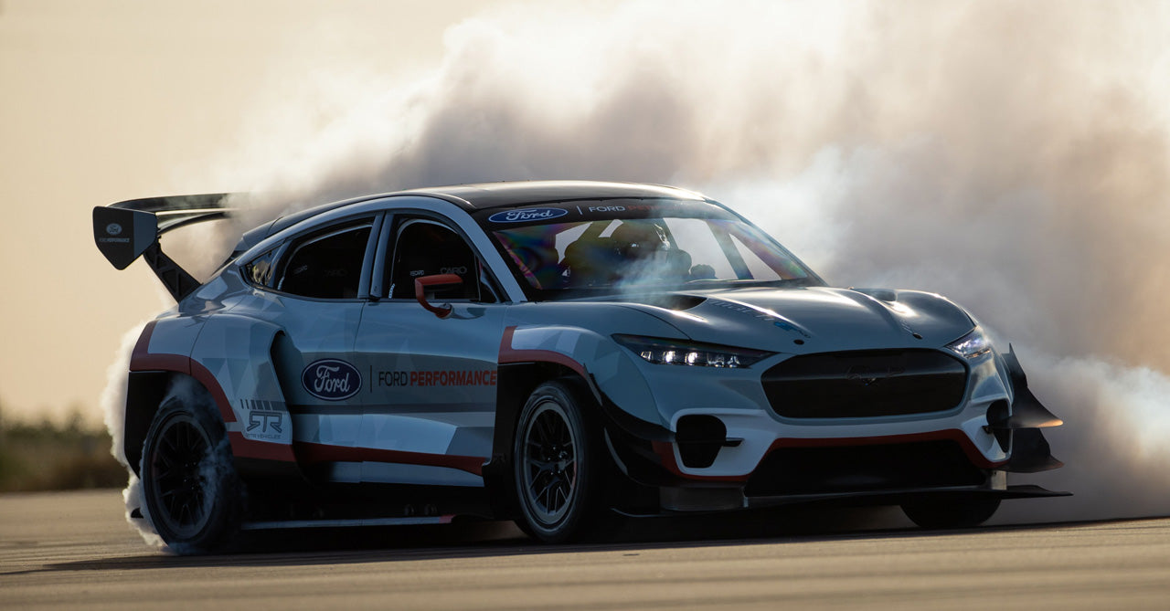 The Mustang Mach-E Packs An Electrifying 1400HP From Seven Motors!