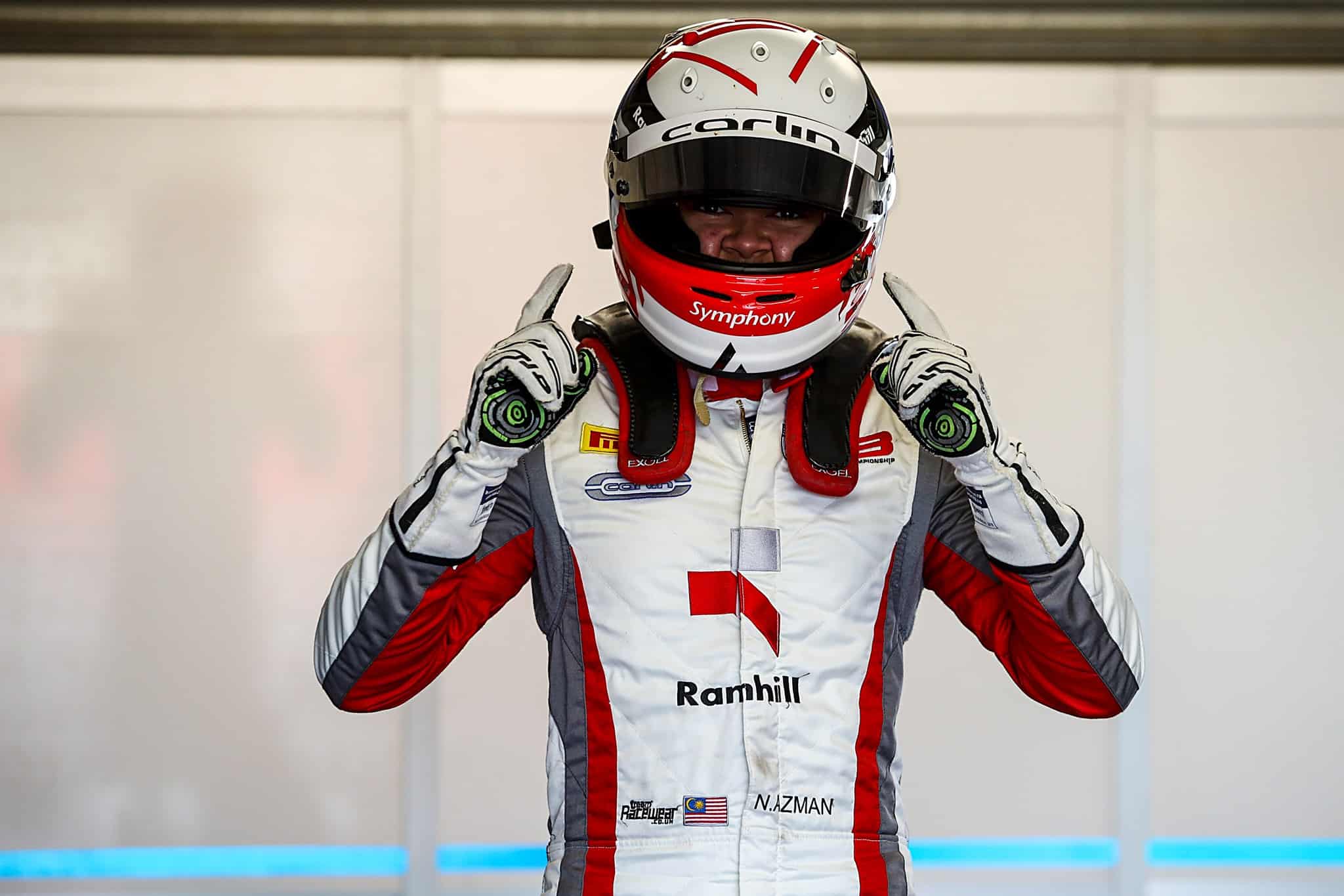 Nazim celebrates another British F3 win at Donington Park
