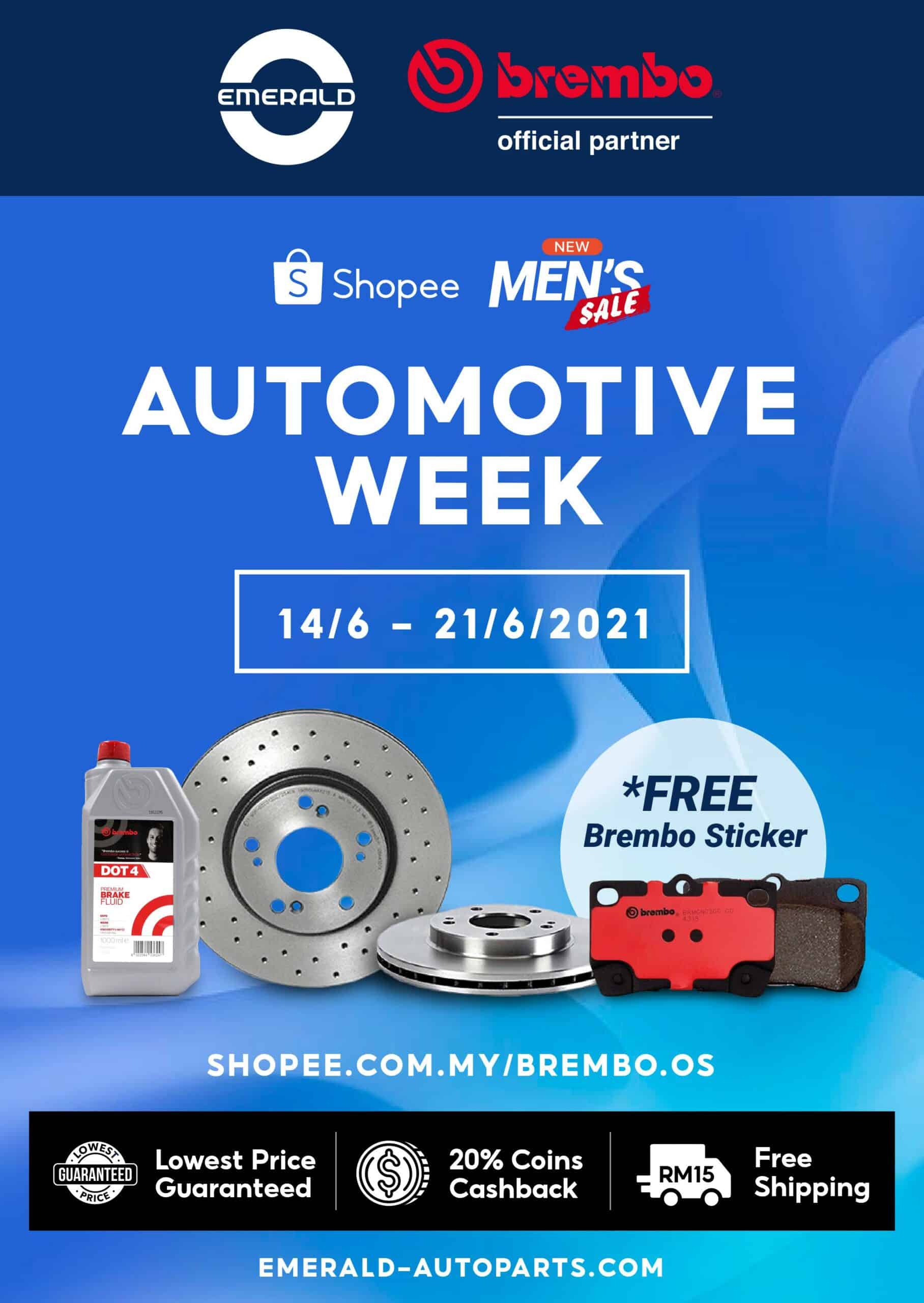 Brembo Leads The Shopee Automotive Week Sale!