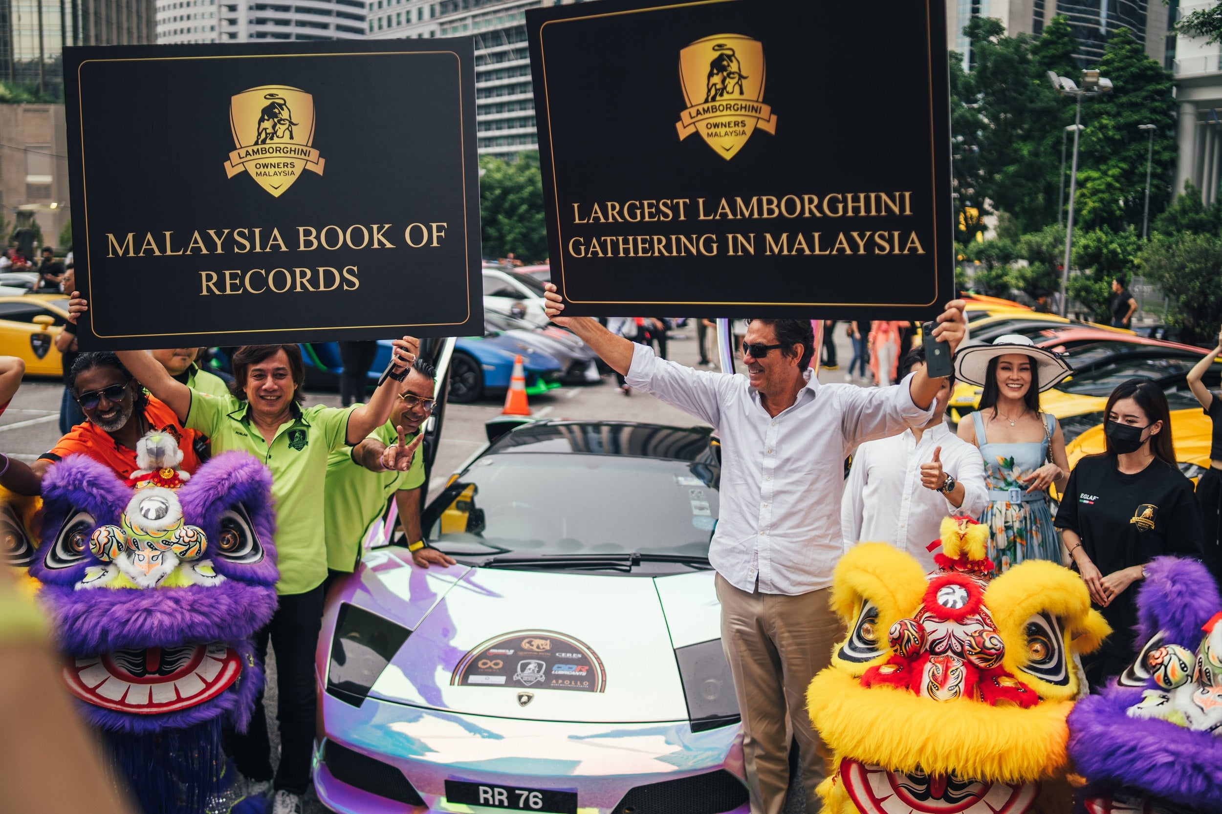 Lamborghini Owners Malaysia Sets A New Record!