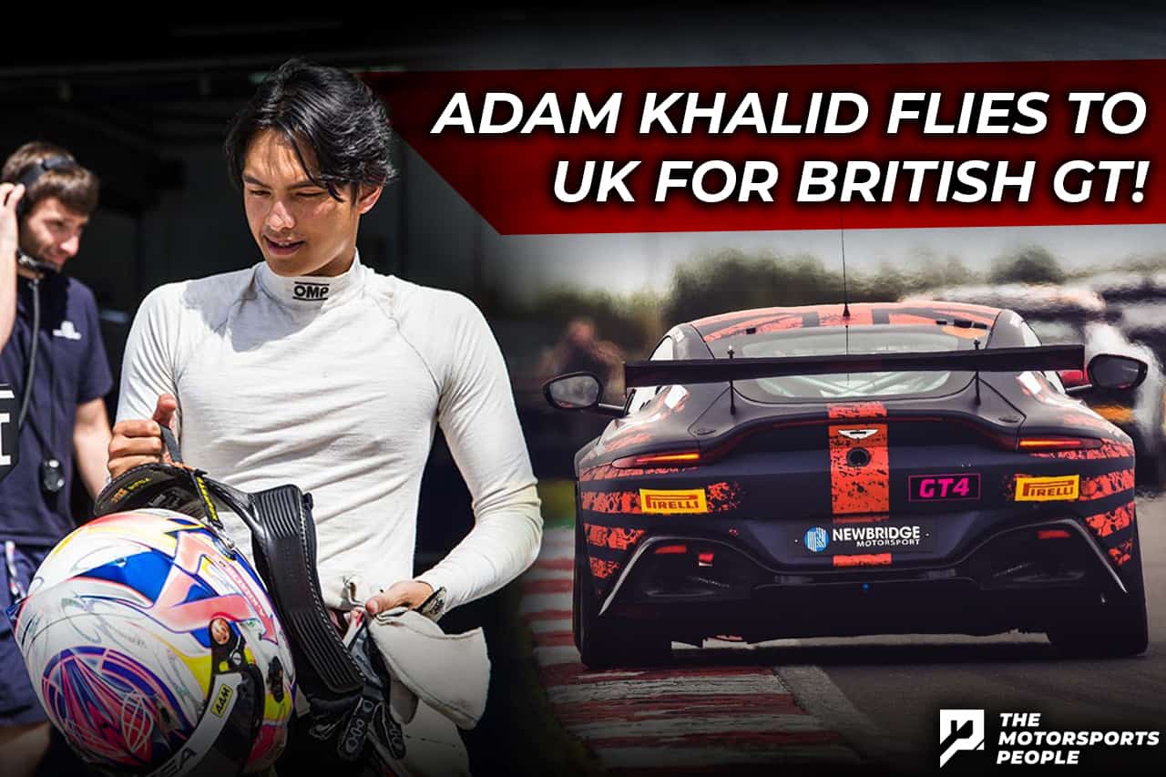 Adam Khalid off to UK for British GT with Newbridge Motorsport!