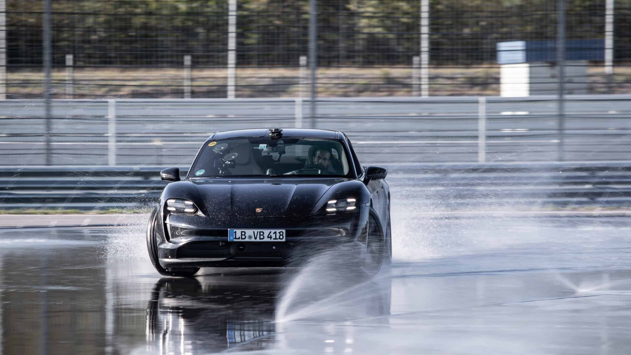 Porsche Taycan drifts into Guinness World Records