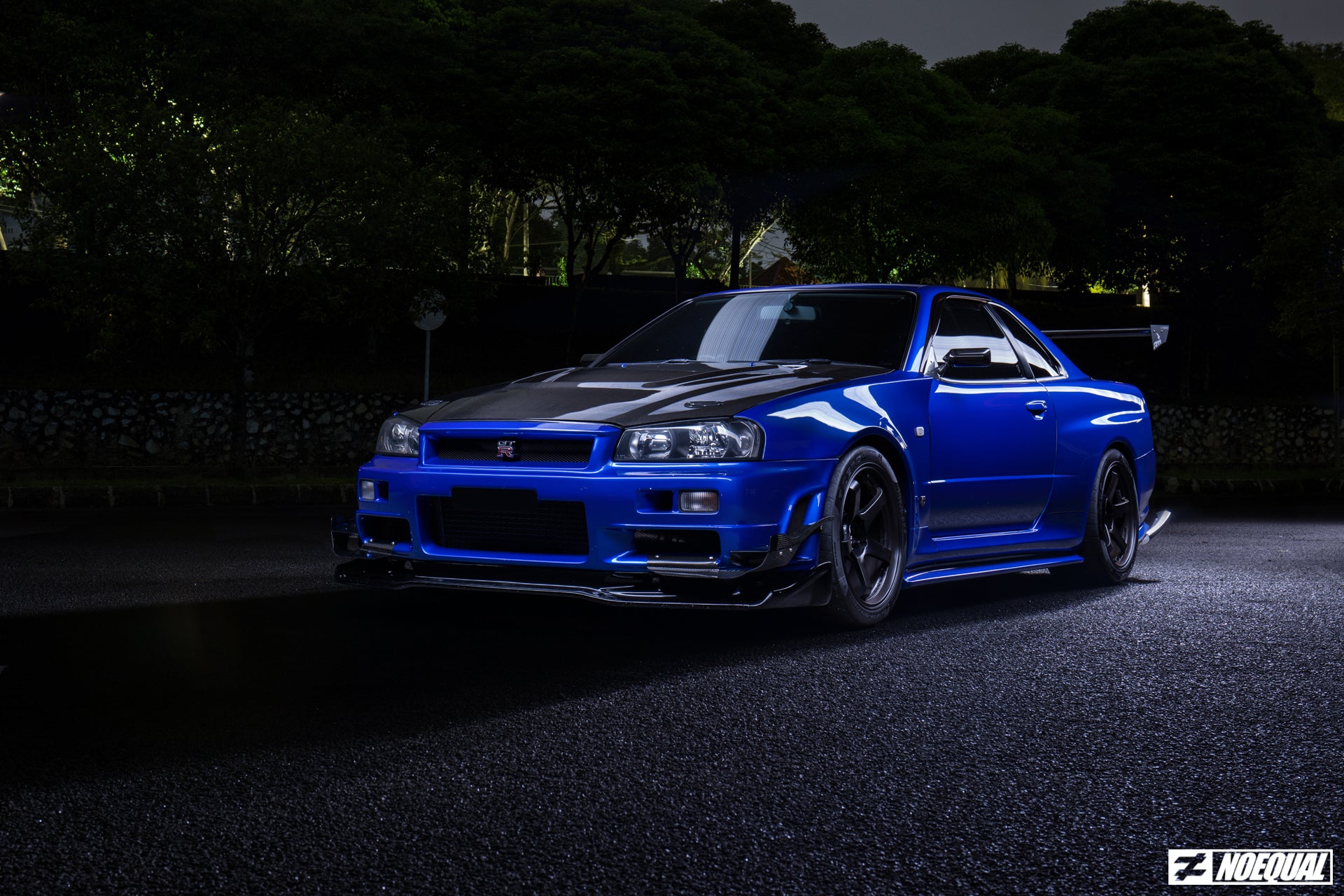 Black R34 GT-R V Spec