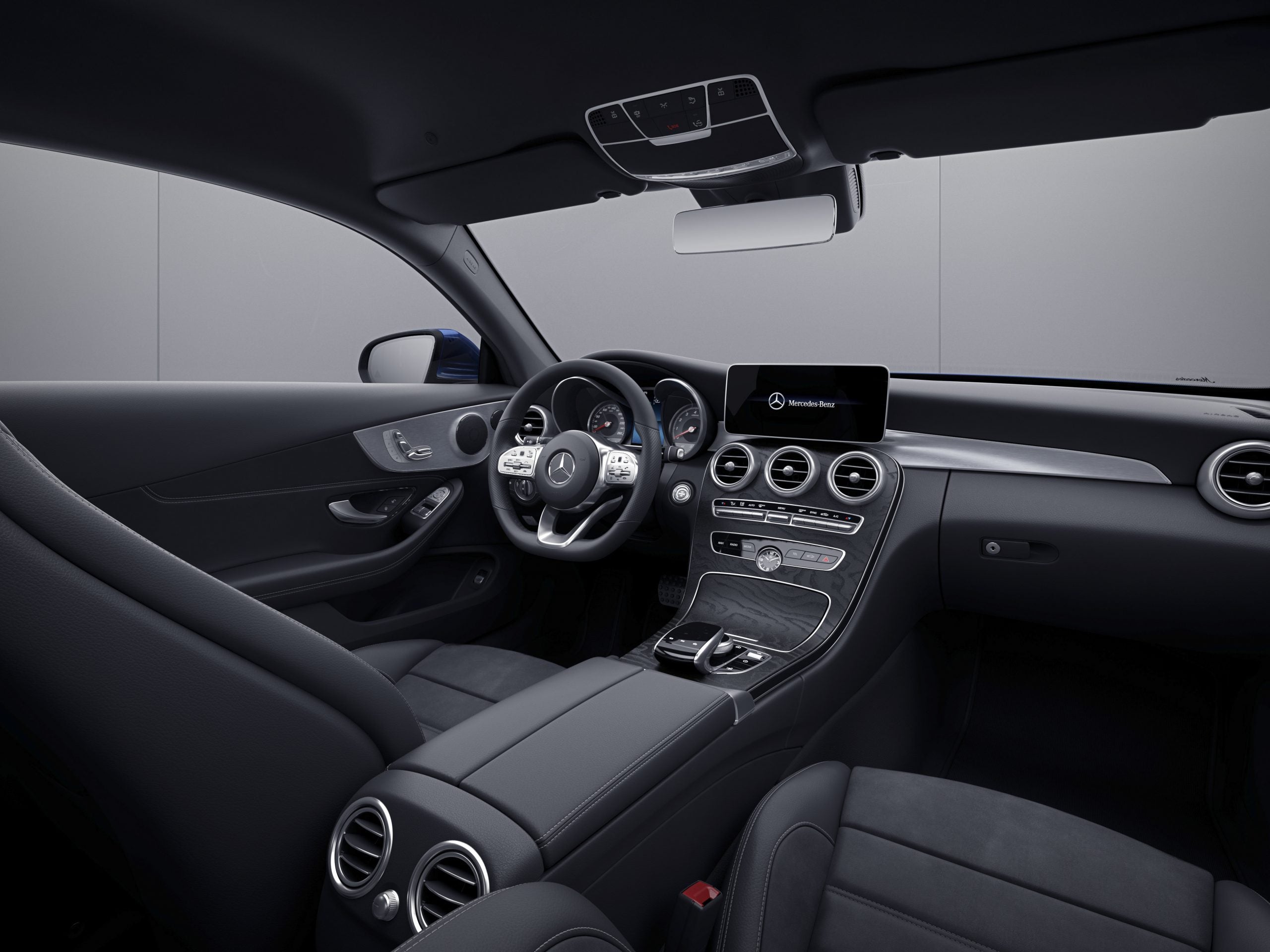 Interior of Mercedes-Benz C200 Coupe AMG Line 1