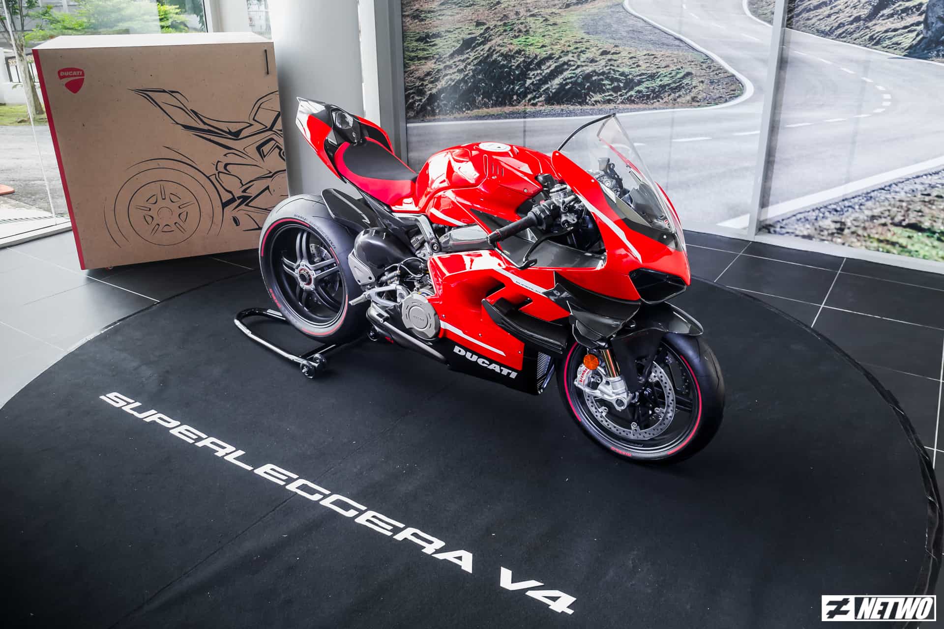 The Big Bad Red Italian Ducati Panigale V4 Superleggera Noequal