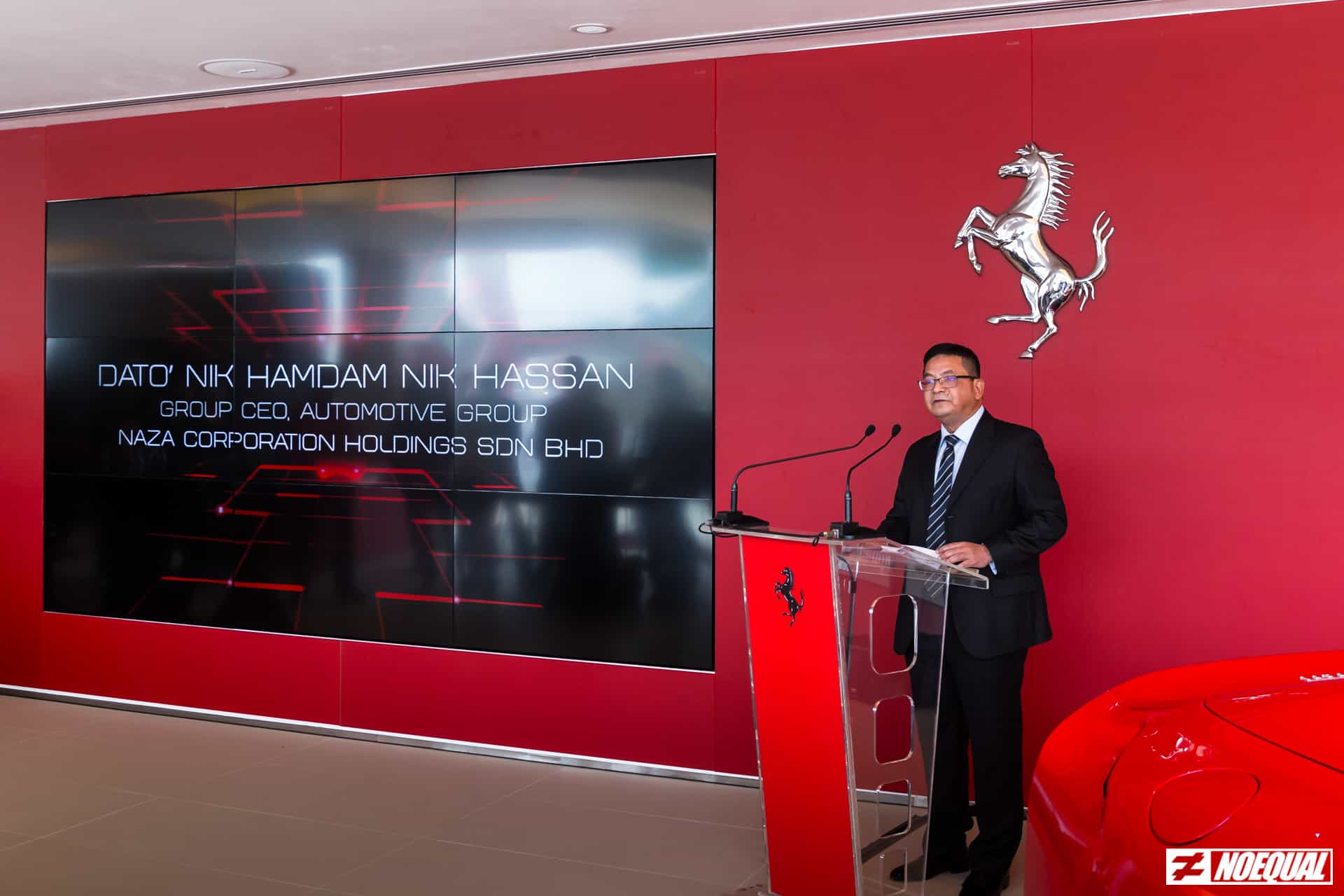Dato’ Nik Hamdam Nik Hassan during Ferrari SF90 Stradale Launch